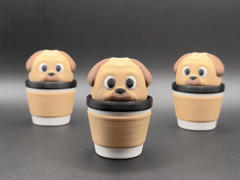Clique Fidget de Cão Takeaway