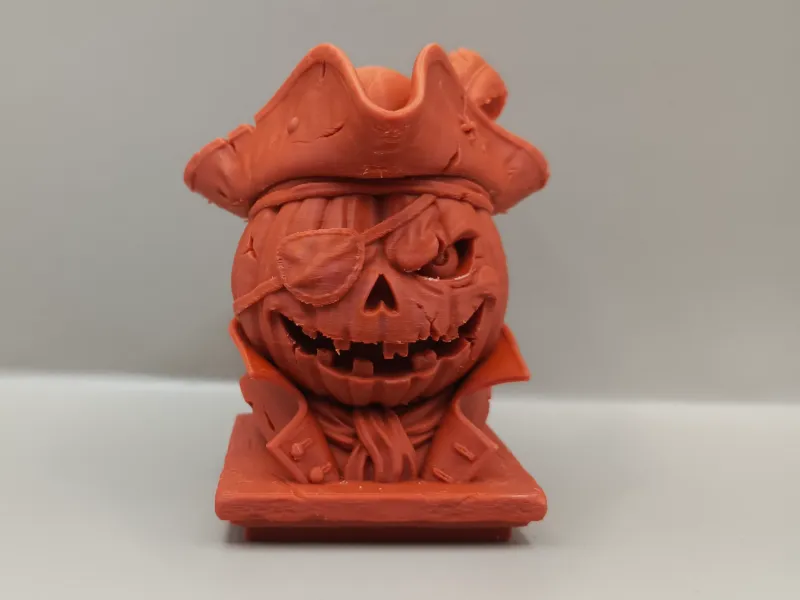 Buste de Citrouille Pirate