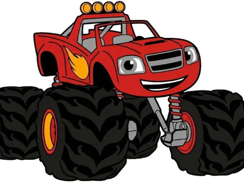 adorno para torta de blaze and the monster machines