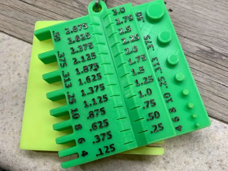 Metric Bolt Sizer