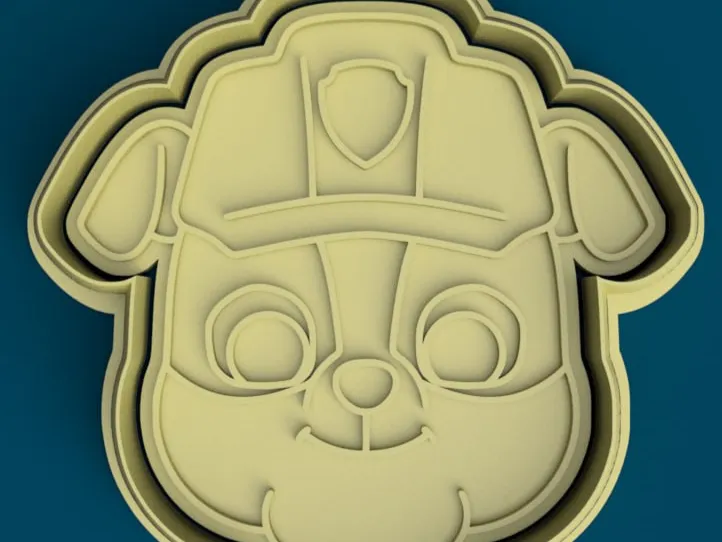PAW Patrol Rubble Cutter & stamp