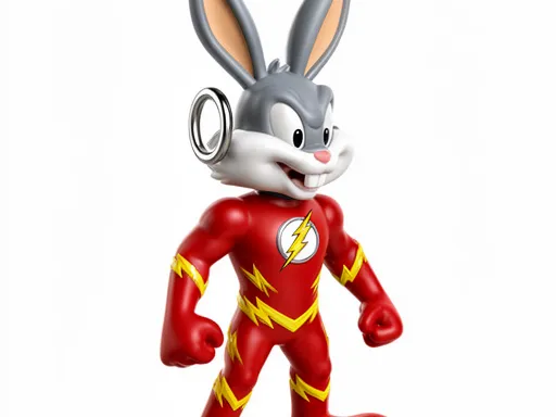 Bugs Bunny Flash Ring Figure