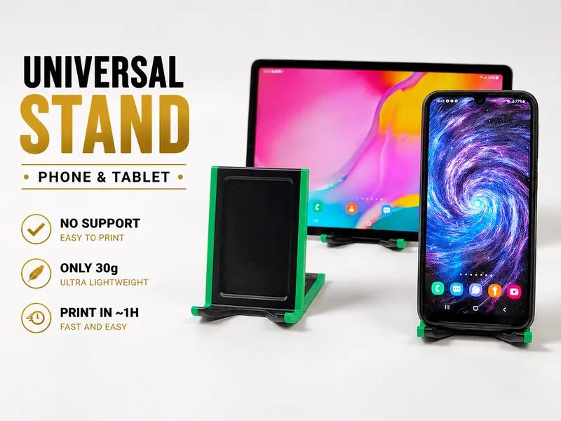 Phone & Tablet Stand – No Support