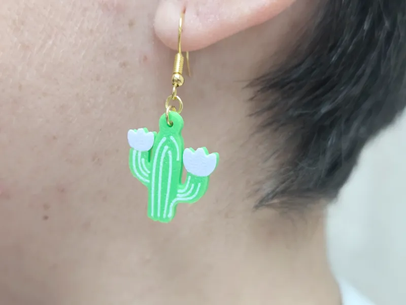 Kawaii Cactus Earrings
