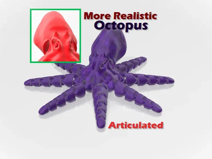More Realistic Mini Octopus