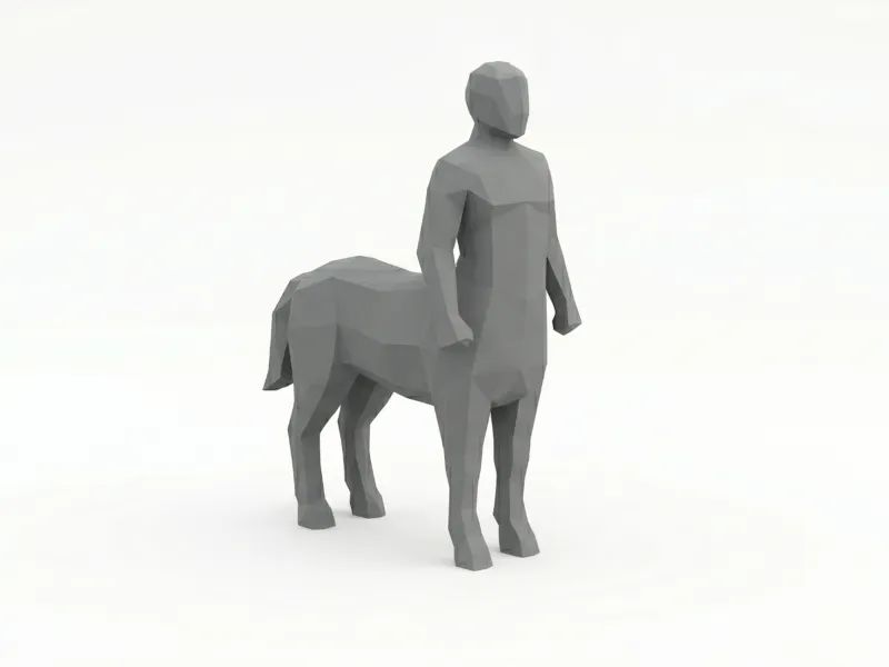 Low poly centaur