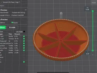 Ribbed Patterned Flower Pot