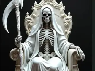 Santa muerte estatuilla