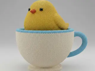 Knitted Cozy Cup Chick – Noah0x03