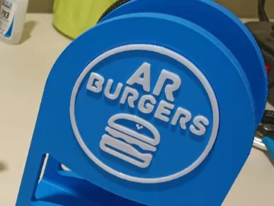 Napkin Holder with Custom Logo Slot