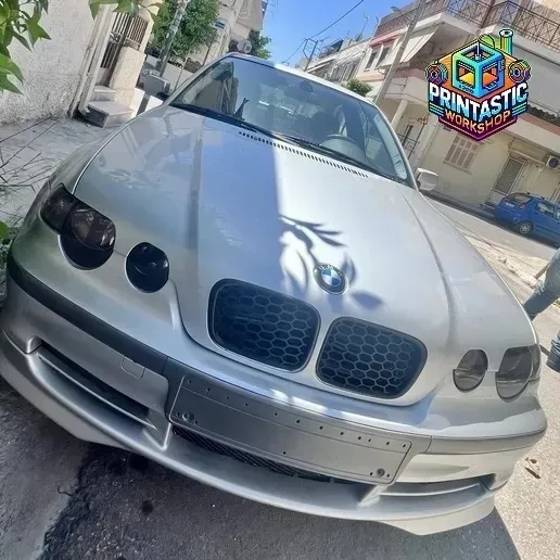 BMW E46 COMPACT CUSTOM HONEYCOMB KIDNEY GRILLES