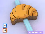 Straw Topper croissant bread-0
