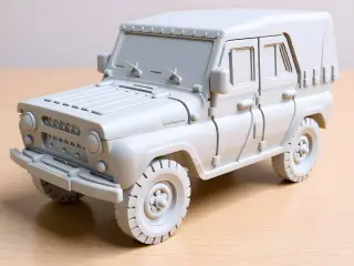 UAZ-469 War Vehicle Miniature Replica
