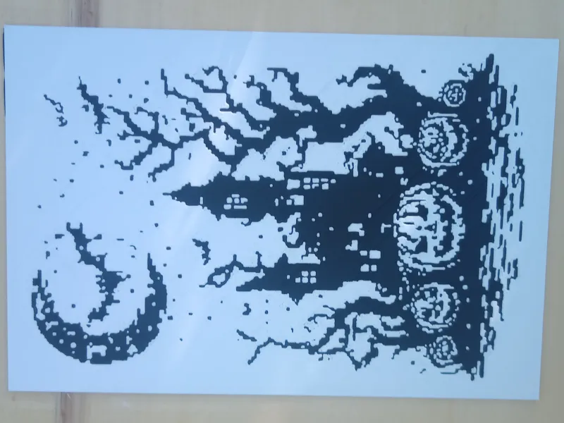 Witch House Halloween WallArt - Kromacut