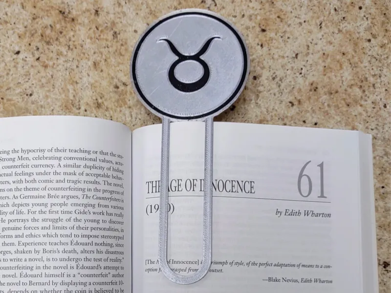 Bookmark Zodiac Sign Taurus