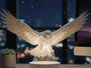 Crystalline Lattice Bird