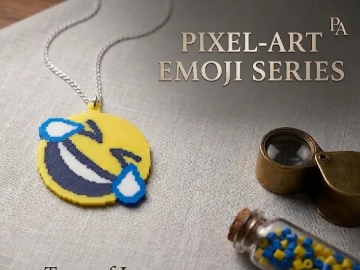 PixelArt Emoji /Rolling, crying, laughing/