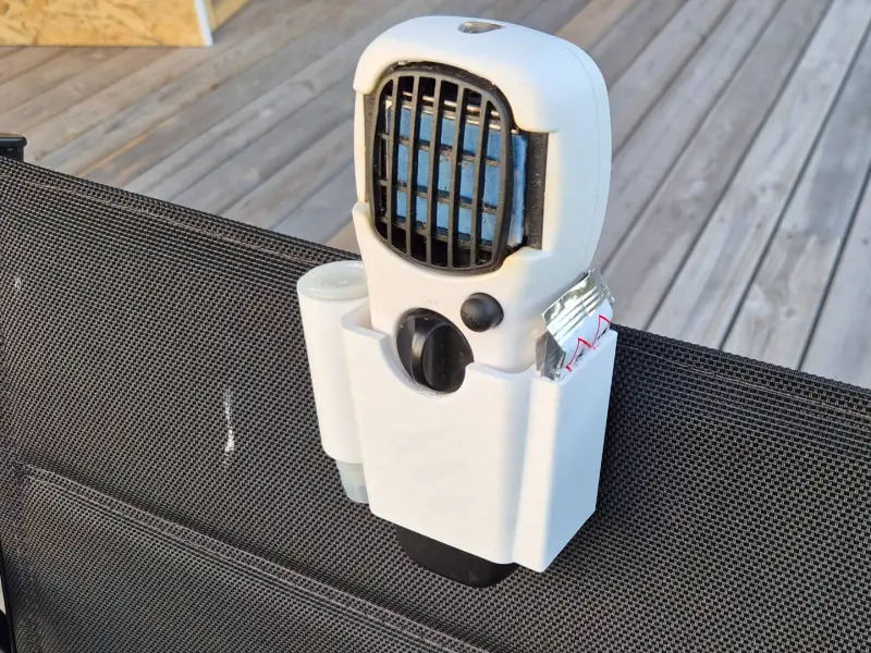thermacell holder with refill magasin