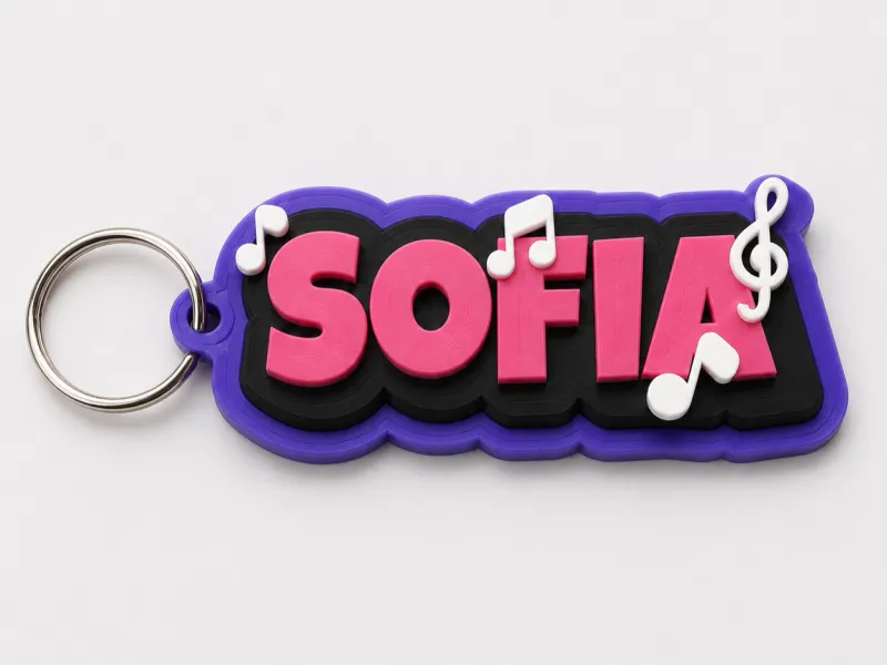 Sofia's notes name tag