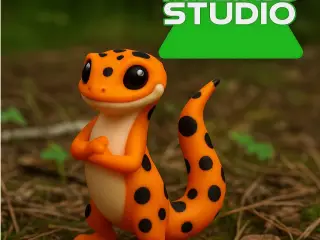 Colored Top Gear Gecko Lizard Multicolor