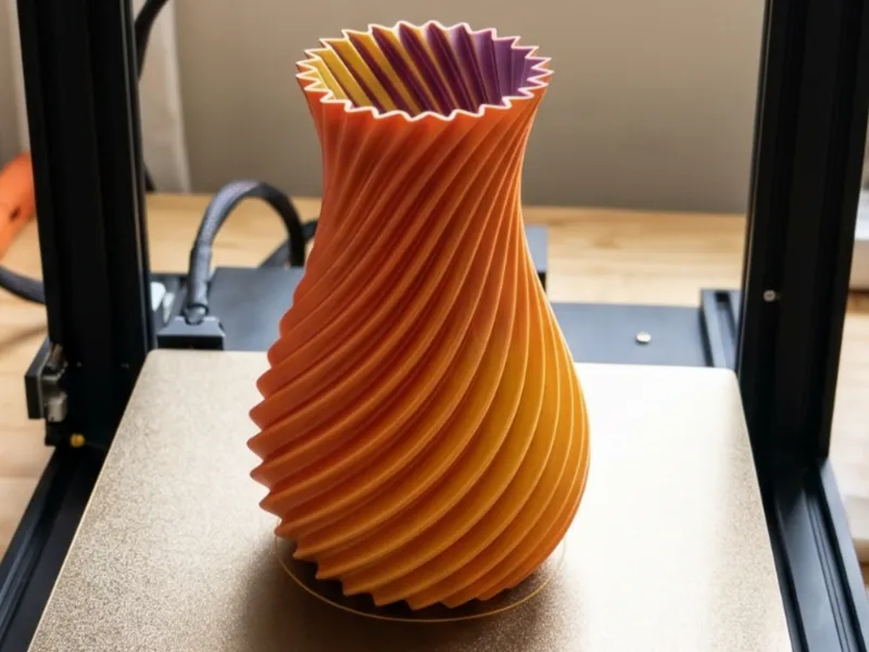 Vaso a Spirale Aura – Arredamento Moderno Minimalista (Senza Supporti!)