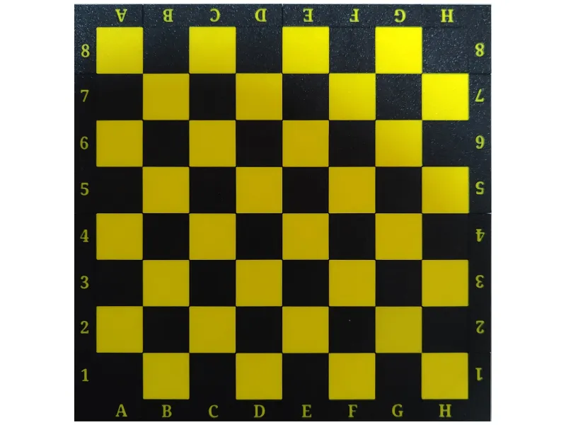 Modular Interlocking Chessboard – Dual Color Grid with Conne