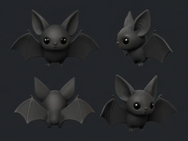 bat cute little
