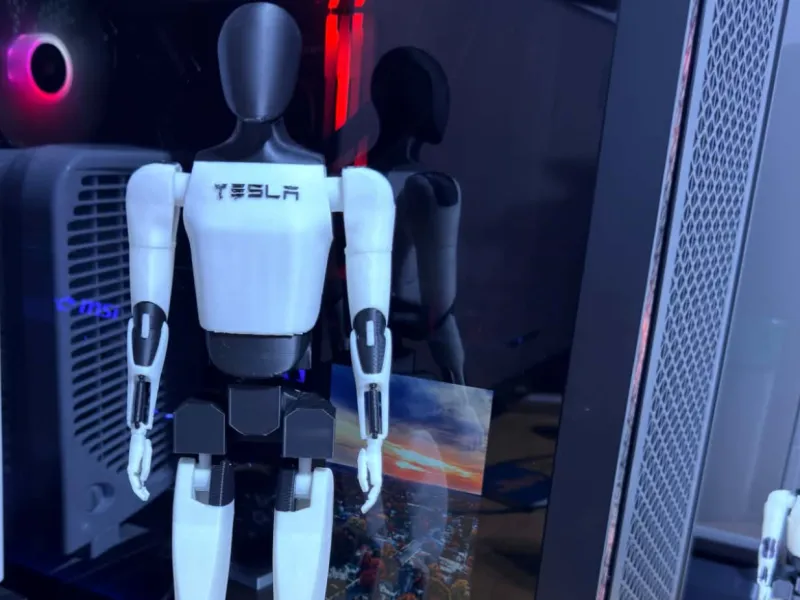 Tesla Optimus Robot Complete With Color