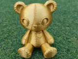 Stitched Patchwork Teddy Bear Plush Doll with Cute Seams-0