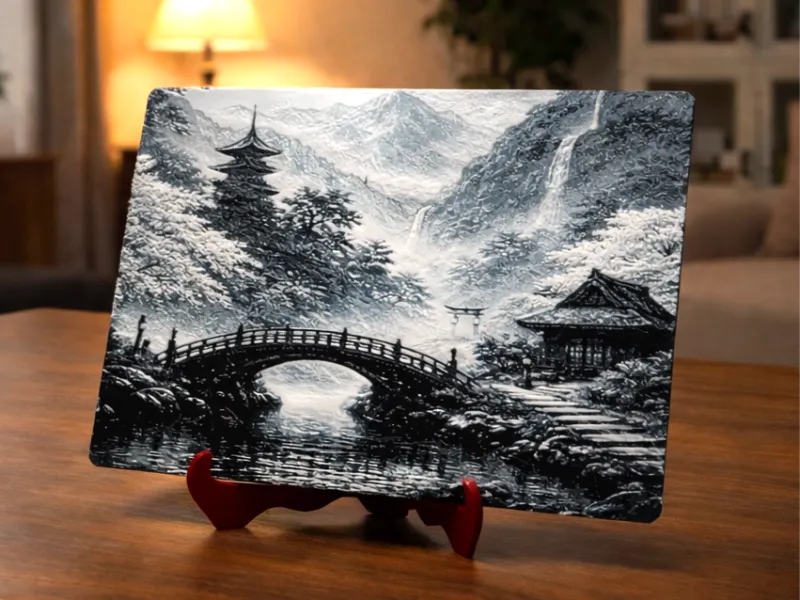 Japanese Landscape – HueForge