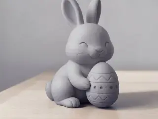 Easter egg bunny