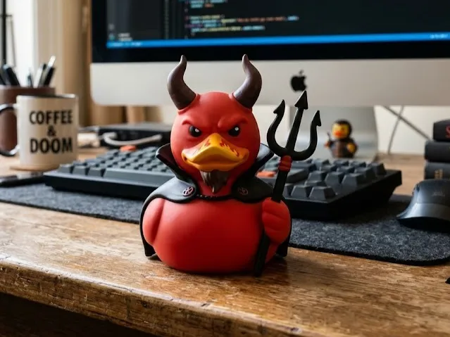 Rubber Duck - Satan model - 3D print