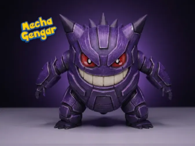 Figurilla de Mecha Gengar