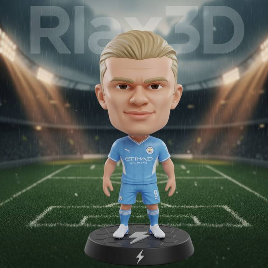 3D Printer Files | 3MF File | Erling Haaland - Mini Figure