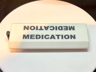 S3D Medical Case - Pill Holder with seven compartments
