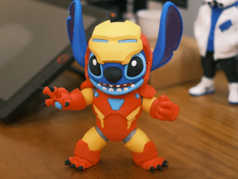 StitchMan_Stitch X Ironman (Mehrteilig / Kein AMS / 3MF)