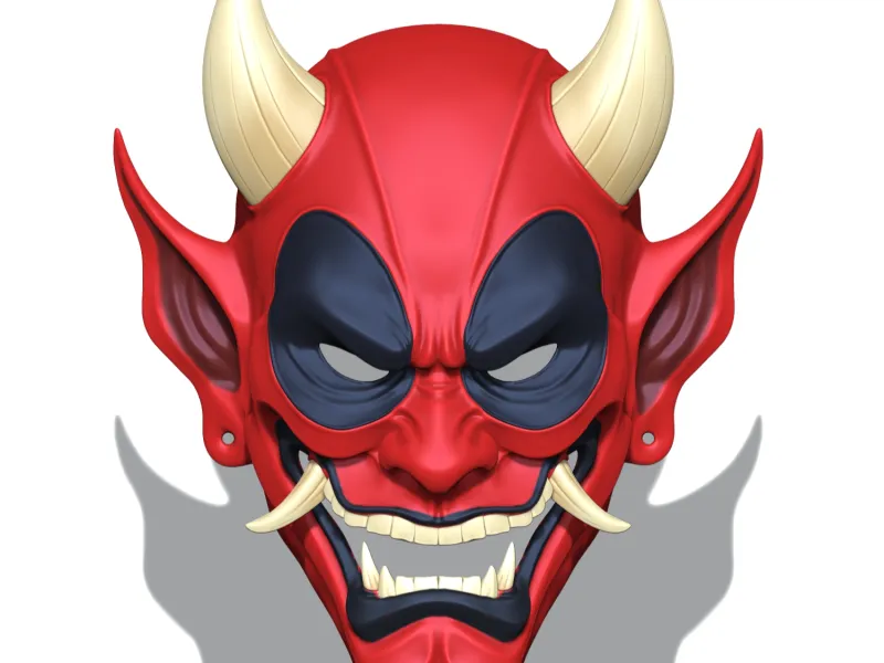 HAHannya deadpool MASK - ONI MASK