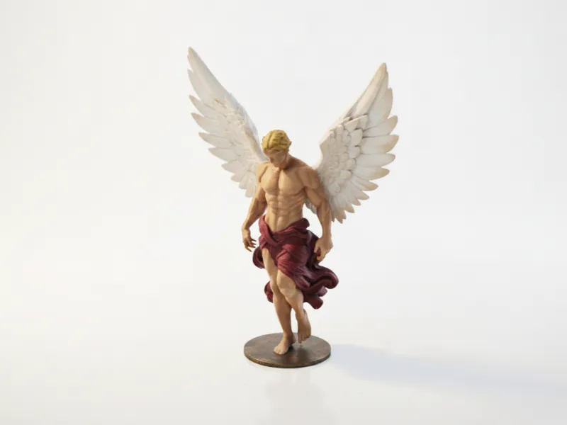 Estatueta de Anjo de Montagem Diversos Imprimível em 3D