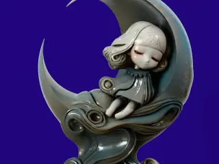 Moon Girl Decoration