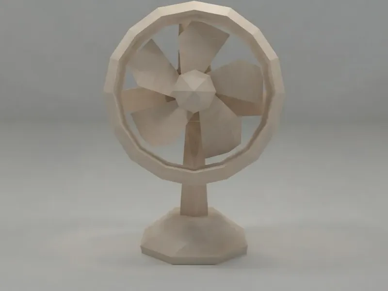 Low Poly Fan