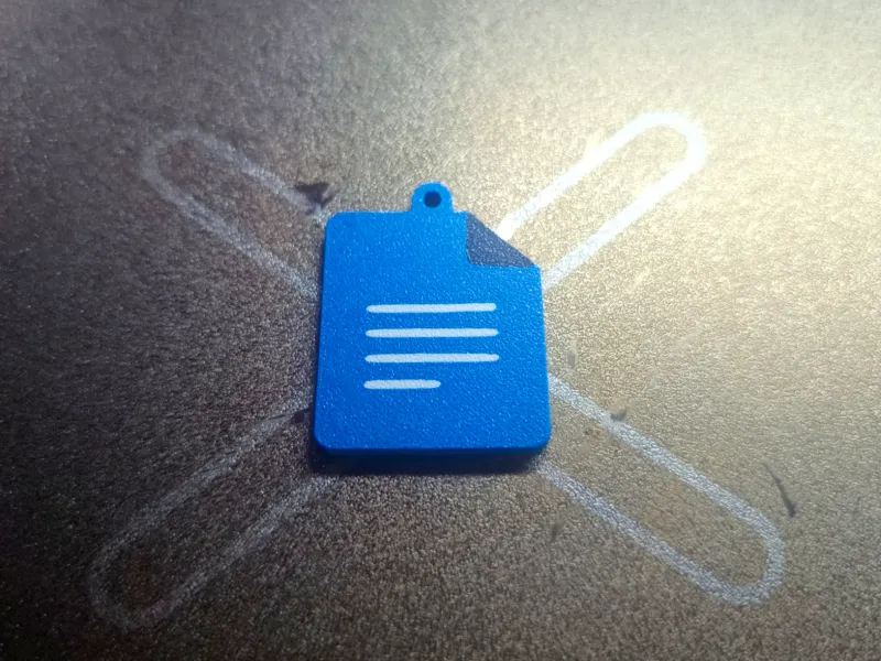 Llavero Google Documentos 2C (3 Colores)