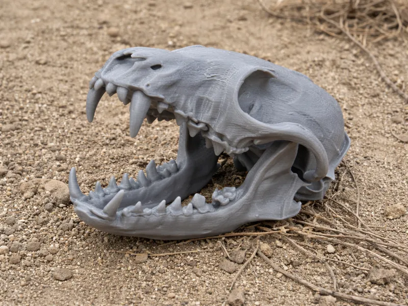Red Fox Skull