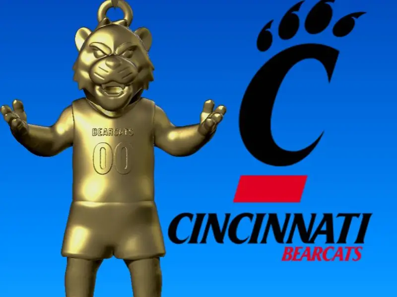 NCAA - Necklaces CINCINNATI BEARCATS - Hanging Figurine