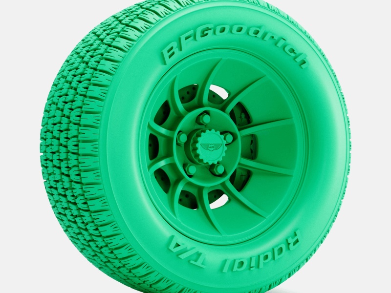 عجلة فيكتور 15x8.5، إطار بي إف غودريتش راديال T/A 295/50