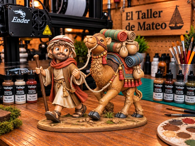 Camellero del Belén – El Taller de Mateo