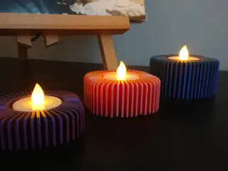 Ribbed Tealight Holder