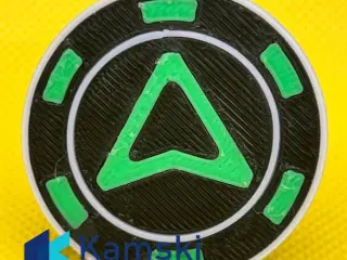 Novelty Creality "I AM MAKER" style poker chip