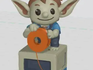The Ultimate Desk Buddy: Meet the Printer Goblin!