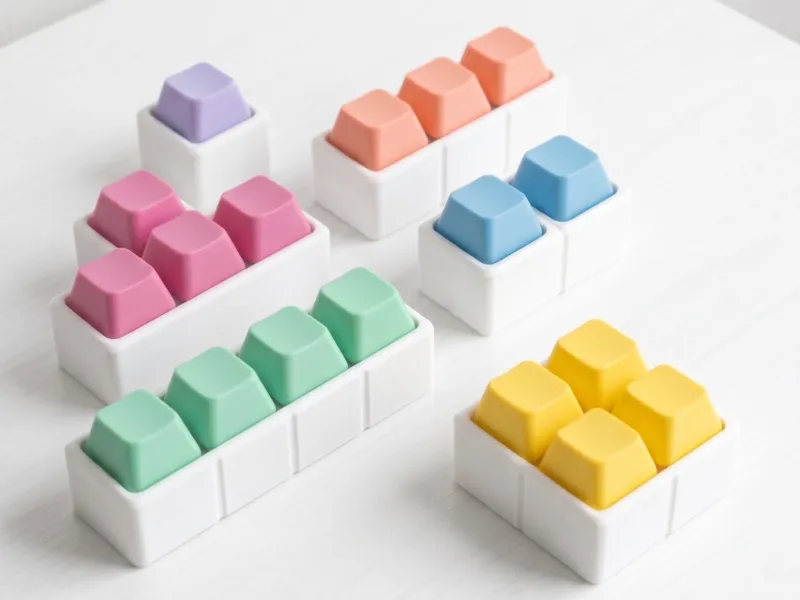 Fidget Clicker keyboard keychain – 6 models, single file