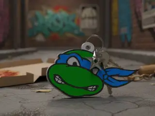 TMNT Leonardo Keychain